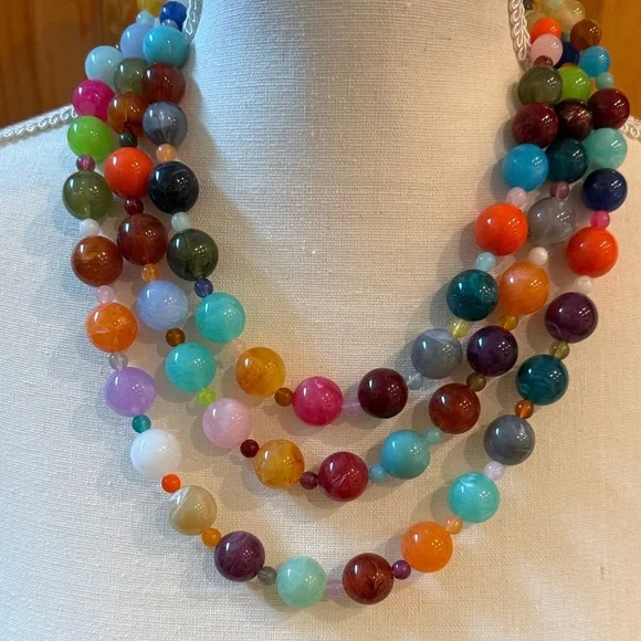 Plunder Statement Necklace necklace bundle of 4 nwot - Picture 4 of 10